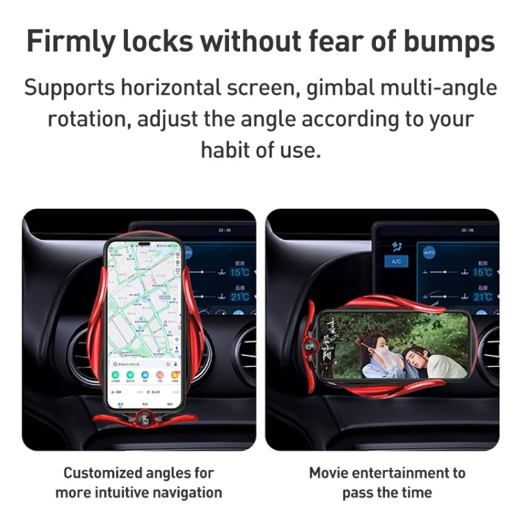 M3 Infrared lnduction Wireless Fast Charging Air Outlet Car Holder(Silver) by buy2fix