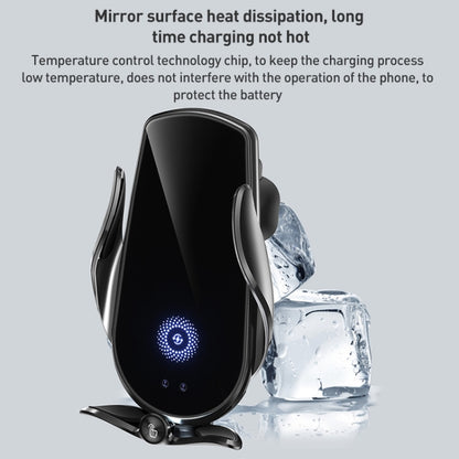 M3 Infrared lnduction Wireless Fast Charging Air Outlet Car Holder(Black) by buy2fix
