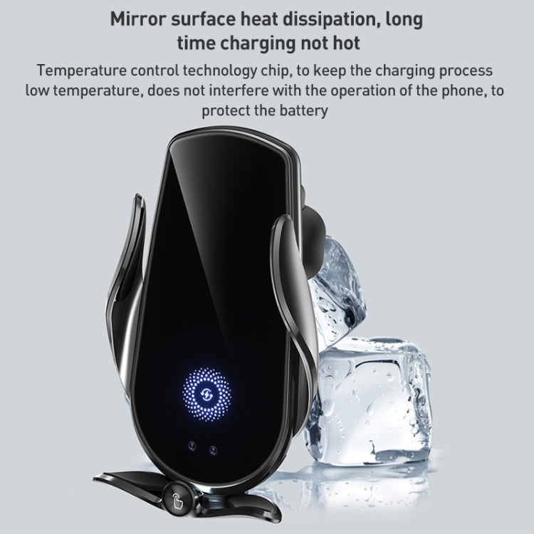 M3 Infrared lnduction Wireless Fast Charging Air Outlet Car Holder(Silver) by buy2fix