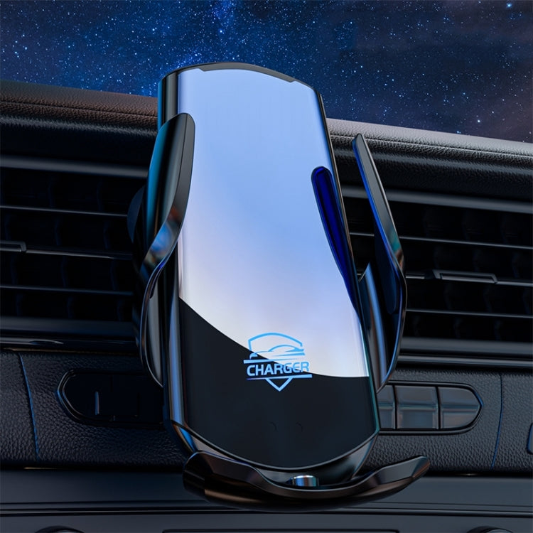 Q3S Infrared lnduction Wireless Fast Charging Air Outlet Car Holder(Black) by buy2fix