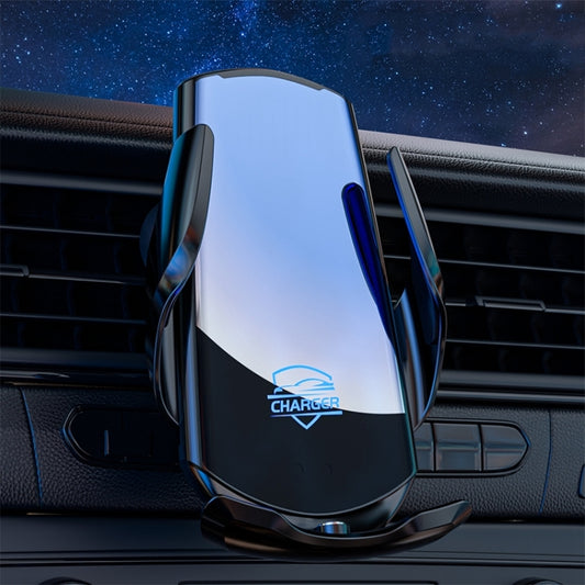 Q3S Infrared lnduction Wireless Fast Charging Air Outlet Car Holder(Black) by buy2fix