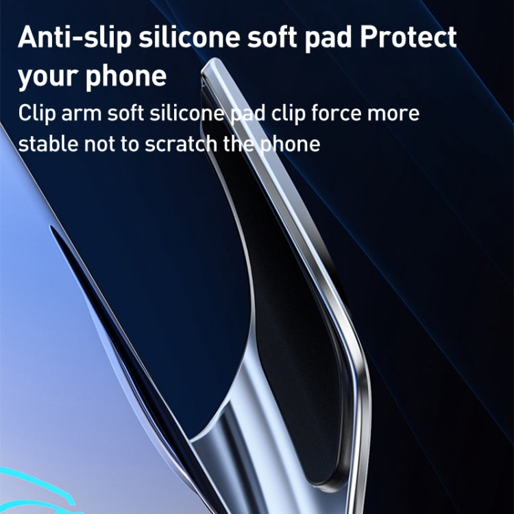 Q3S Infrared lnduction Wireless Fast Charging Air Outlet Car Holder(Silver) by buy2fix