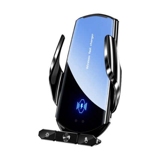 Q88 Infrared lnduction Wireless Fast Charging Air Outlet Car Holder(Black) by buy2fix