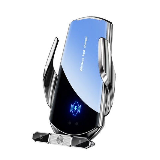 Q88 Infrared lnduction Wireless Fast Charging Air Outlet Car Holder(Silver) - Wireless Charger Holders by buy2fix | Online Shopping UK | buy2fix