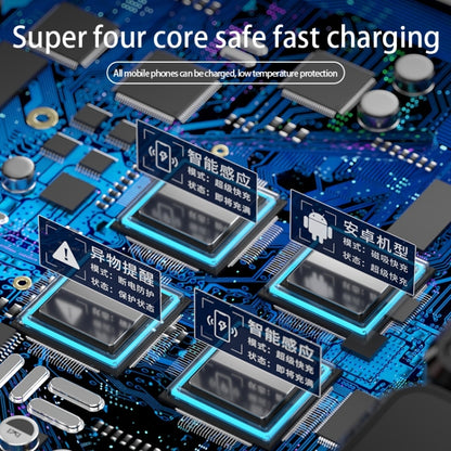 Q88 Infrared lnduction Wireless Fast Charging Air Outlet Car Holder(Black) by buy2fix