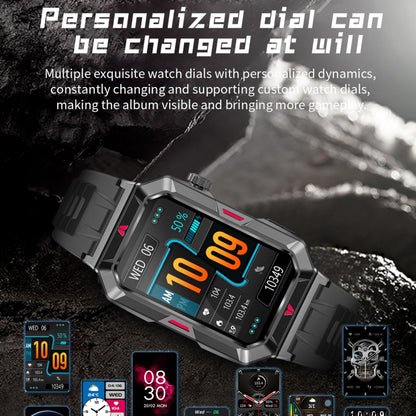 CF26 1.57inch BT5.2 Smart Bracelet Support Sleep Detection, Style:Steel Strap(Black) by buy2fix