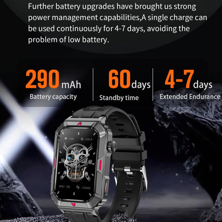 CF26 1.57inch BT5.2 Smart Bracelet Support Sleep Detection, Style:Steel Strap(Silver) by buy2fix