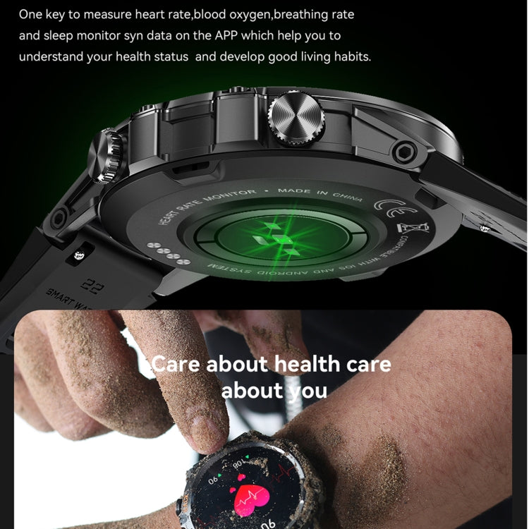 K52 1.39inch BT5.0 Smart Watch Support Heart Rate/ Sleep Detection(Orange) by buy2fix