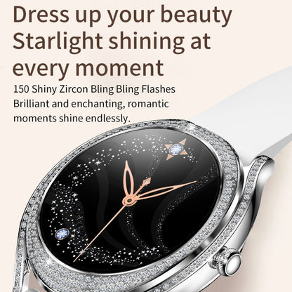 V66 1.28inch BT5.0 Smart Watch Support Heart Rate/ Sleep Detection, Style:Steel Strap(Gold) by buy2fix