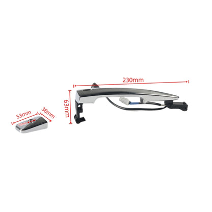 A8500-01 For Nissan Car Front Left Outside Door Chrome Handle with Inductance 80640-9N00A - Door Handles by buy2fix | Online Shopping UK | buy2fix