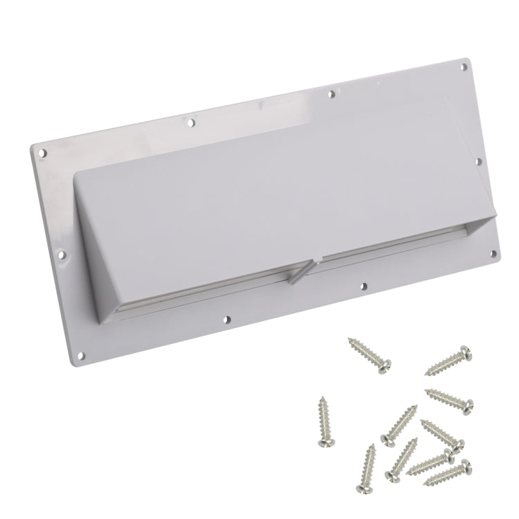 A8664 RV Range Hood Vent Exhaust Vent Cover with 10pcs Screws(White) - Air Conditioning System by buy2fix | Online Shopping UK | buy2fix