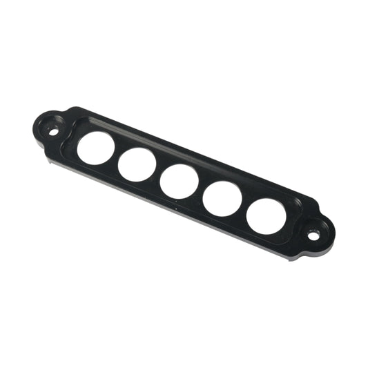 A8681-01 5-hole Car Aluminum Alloy Battery Mounting Bracket(Black) - Engine Fittings by buy2fix | Online Shopping UK | buy2fix