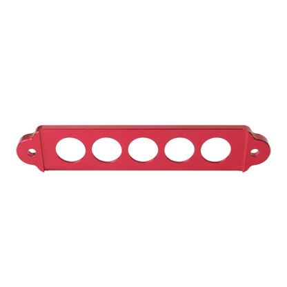 A8681-02 5-hole Car Aluminum Alloy Battery Mounting Bracket(Red) - Engine Fittings by buy2fix | Online Shopping UK | buy2fix
