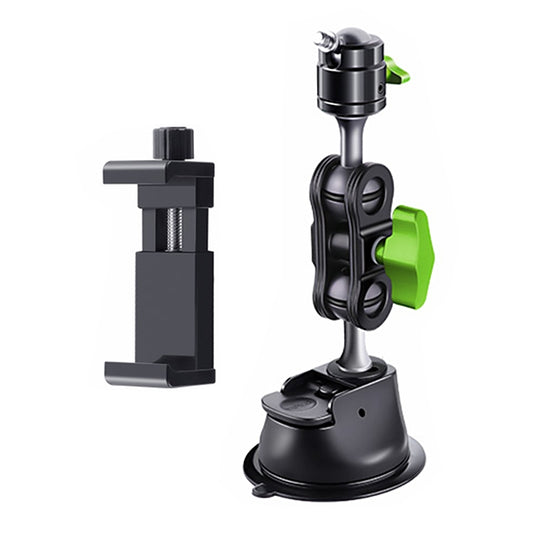 Single Suction Cup Pea Clamp Arm Holder 23cm with Knob Phone Clamp by buy2fix