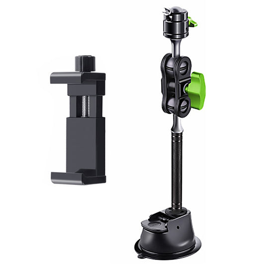 Single Suction Cup Pea Clamp Arm Holder 33cm with Knob Phone Clamp by buy2fix