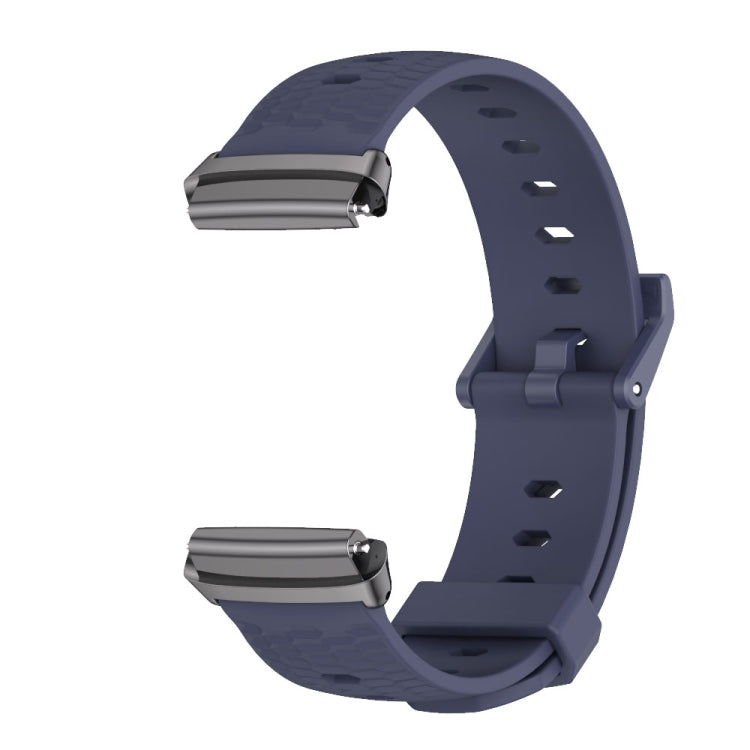 For Redmi Watch 3 Lite / Watch 3 Active Mijobs Honeycomb Texture TPU Watch Band(Midnight Blue Black) - Watch Bands by MIJOBS | Online Shopping UK | buy2fix