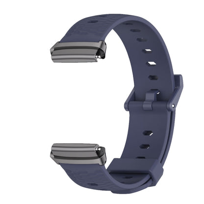 For Redmi Watch 3 Lite / Watch 3 Active Mijobs Honeycomb Texture TPU Watch Band(Midnight Blue Black) - Watch Bands by MIJOBS | Online Shopping UK | buy2fix