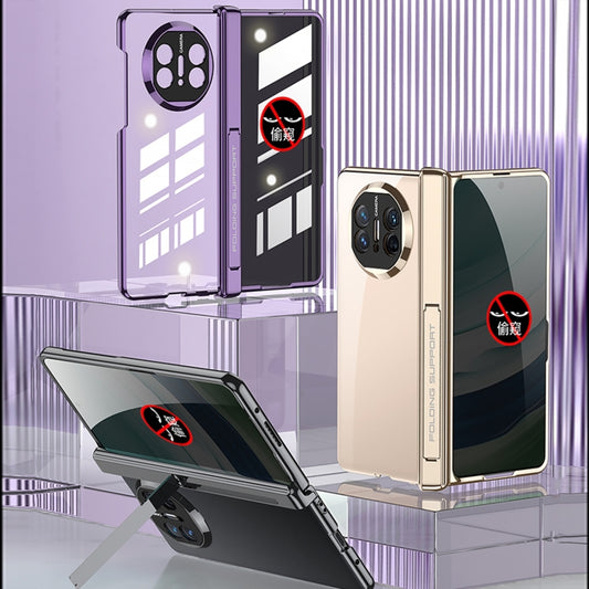 For Huawei Mate X5 GKK Integrated Magnetic Folding Phantom Privacy Phone Case(Black) - Huawei Cases by GKK | Online Shopping UK | buy2fix
