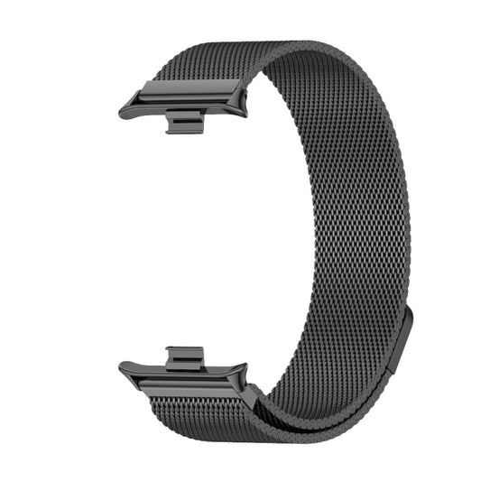 For Xiaomi Smart Band 9 Pro / 8 Pro Mijobs Milan Magnetic Stainless Steel Watch Band(Black) - Watch Bands by MIJOBS | Online Shopping UK | buy2fix