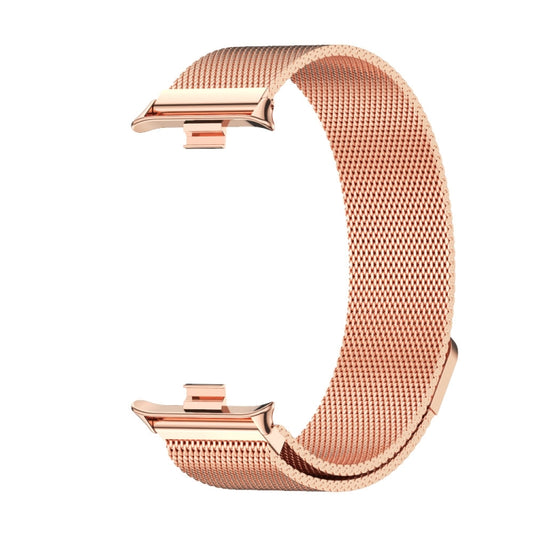 For Xiaomi Smart Band 9 Pro / 8 Pro Mijobs Milan Magnetic Stainless Steel Watch Band(Rose Gold) - Watch Bands by MIJOBS | Online Shopping UK | buy2fix