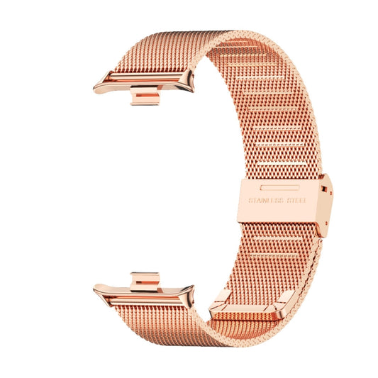 For Xiaomi Smart Band 9 Pro / 8 Pro Mijobs Milan Buckle Stainless Steel Watch Band(Rose Gold) - Watch Bands by MIJOBS | Online Shopping UK | buy2fix