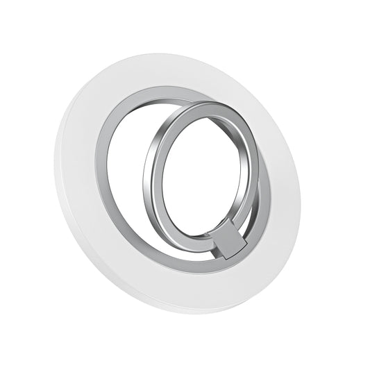 Magsafe Magnetic Frosted Phone Ring Holder(White) - Ring Holder by buy2fix | Online Shopping UK | buy2fix