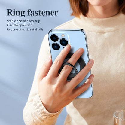 Magsafe Magnetic Frosted Phone Ring Holder(White) - Ring Holder by buy2fix | Online Shopping UK | buy2fix