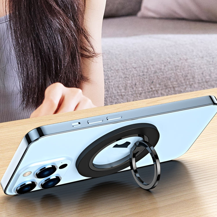 Magsafe Magnetic Frosted Phone Ring Holder(White) - Ring Holder by buy2fix | Online Shopping UK | buy2fix