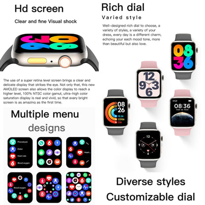 Q9 Smart Bracelet, 2.01 inch Waterproof Smart Watch, BT Call / Heart Rate / Blood Pressure / Blood Oxygen(Black Gold) by buy2fix