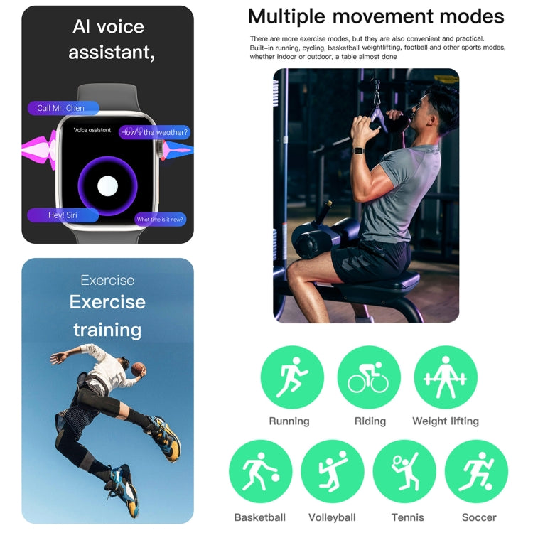 Q9 Smart Bracelet, 2.01 inch Waterproof Smart Watch, BT Call / Heart Rate / Blood Pressure / Blood Oxygen(Pink Gold) by buy2fix