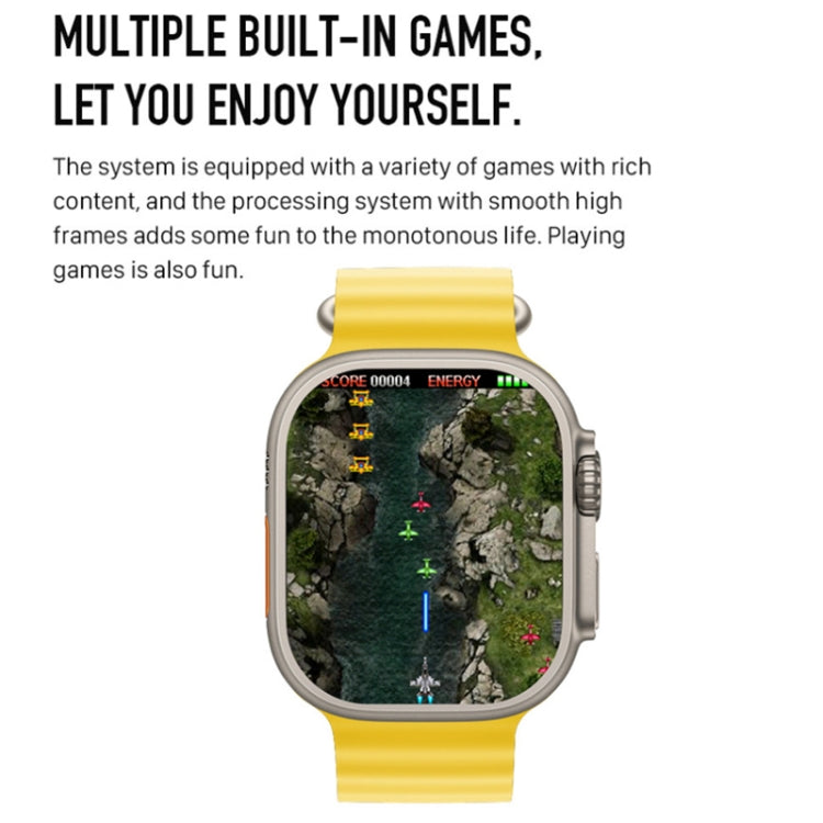 S800 Ultra Max Smart Bracelet, 1.5 inch Silicone Band Smart Watch, Bluetooth Call / Heart Rate / Blood Pressure / Blood Oxygen(White) by buy2fix