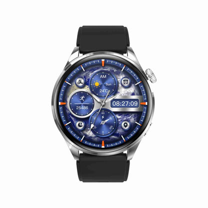 TM05 Pro Smart Bracelet, 1.46 inch Silicone Band IP67 Waterproof Smart Watch, Bluetooth Call / Heart Rate / Blood Pressure / Blood Oxygen(Silver) by buy2fix