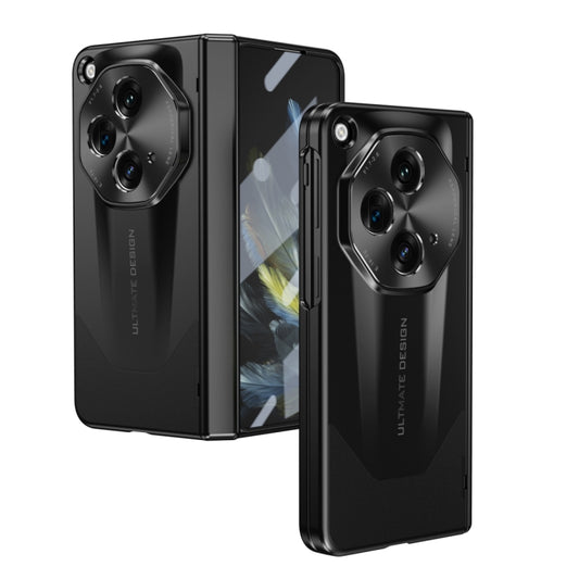 For OPPO Find N3 / OnePlus Open Integrated Frosted Electroplating Full Coverage Phone Case(Black) - OnePlus Cases by buy2fix | Online Shopping UK | buy2fix