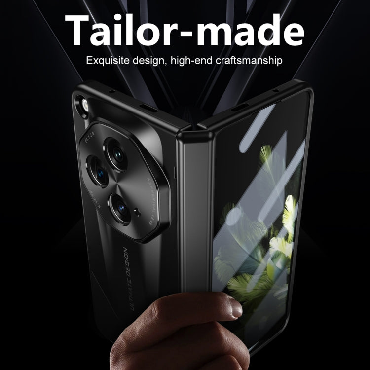 For OPPO Find N3 / OnePlus Open Integrated Frosted Electroplating Full Coverage Phone Case(Black) - OnePlus Cases by buy2fix | Online Shopping UK | buy2fix