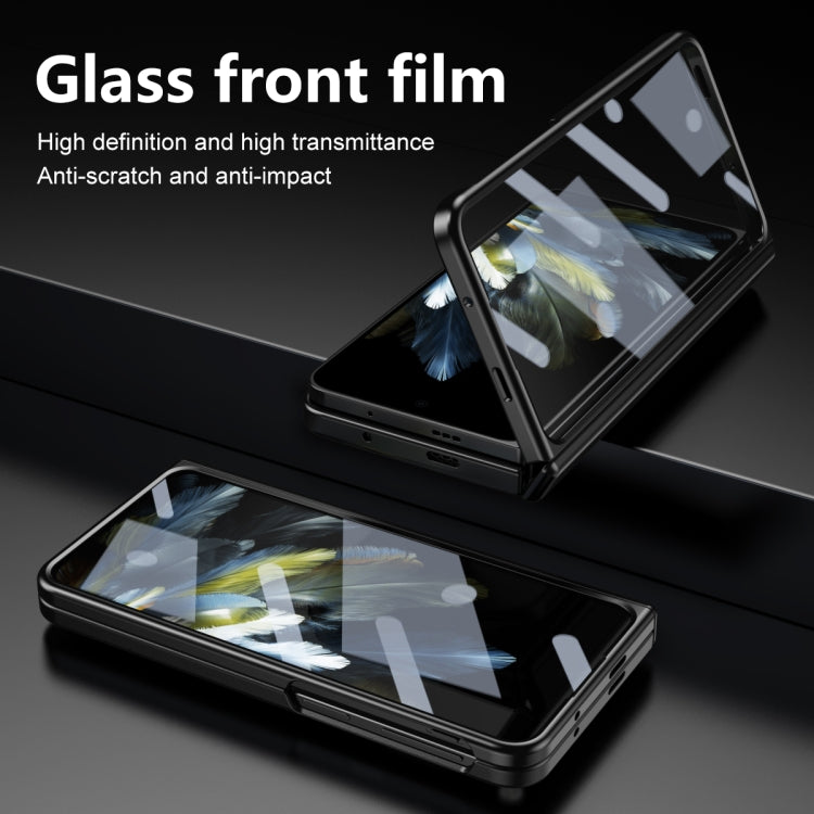 For OPPO Find N3 / OnePlus Open Integrated Frosted Electroplating Full Coverage Phone Case(Black) - OnePlus Cases by buy2fix | Online Shopping UK | buy2fix