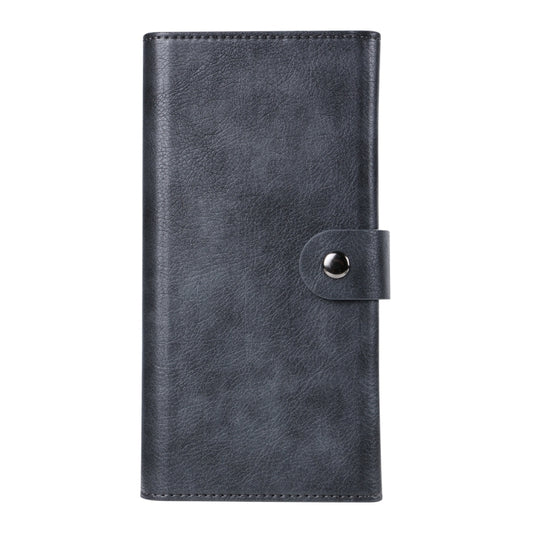 For iPhone 13 ViLi GV Series MagSafe Magnetic Zipper Leather Phone Case(Black) - iPhone 13 Cases by ViLi | Online Shopping UK | buy2fix
