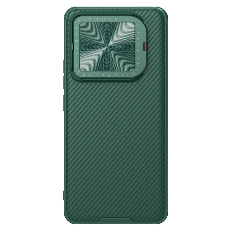 For Xiaomi 14 NILLKIN Black Mirror Prop CD Texture Mirror Phone Case(Green) - Xiaomi Cases by NILLKIN | Online Shopping UK | buy2fix
