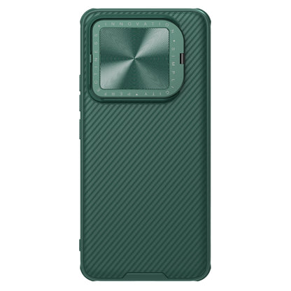 For Xiaomi 14 NILLKIN Black Mirror Prop CD Texture Mirror Phone Case(Green) - Xiaomi Cases by NILLKIN | Online Shopping UK | buy2fix