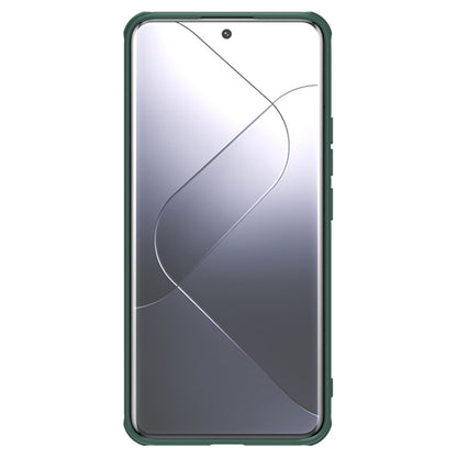 For Xiaomi 14 NILLKIN Black Mirror Prop CD Texture Mirror Phone Case(Green) - Xiaomi Cases by NILLKIN | Online Shopping UK | buy2fix
