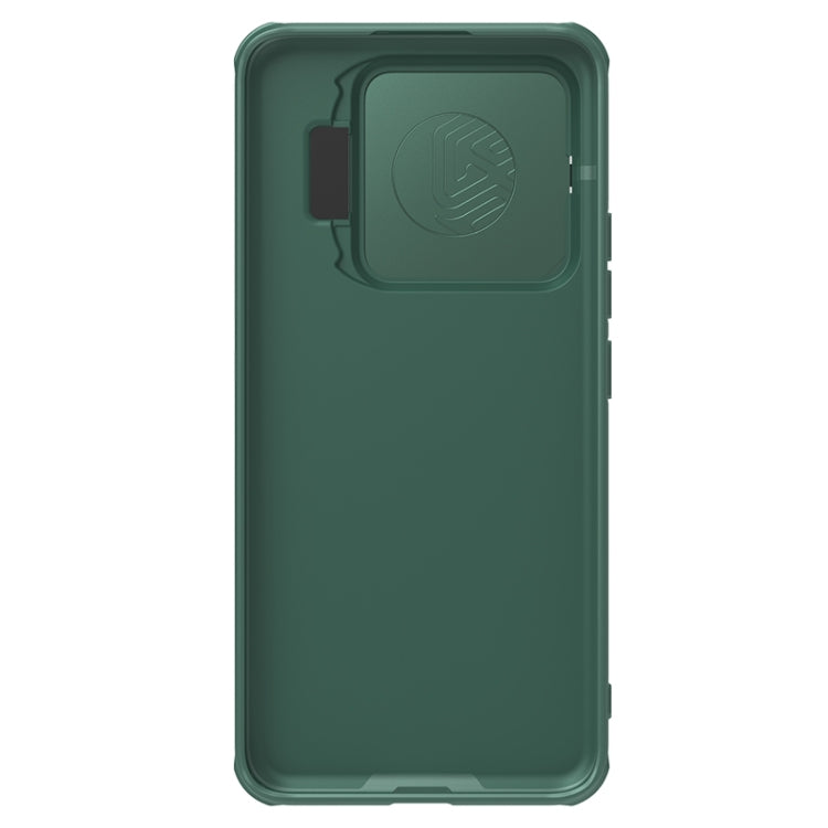 For Xiaomi 14 NILLKIN Black Mirror Prop CD Texture Mirror Phone Case(Green) - Xiaomi Cases by NILLKIN | Online Shopping UK | buy2fix