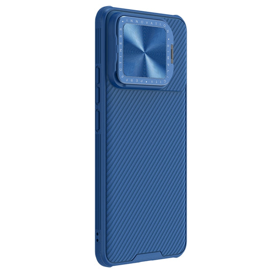 For Xiaomi Redmi K70/K70 Pro NILLKIN Black Mirror Prop CD Texture Mirror Phone Case(Blue) - Xiaomi Cases by NILLKIN | Online Shopping UK | buy2fix