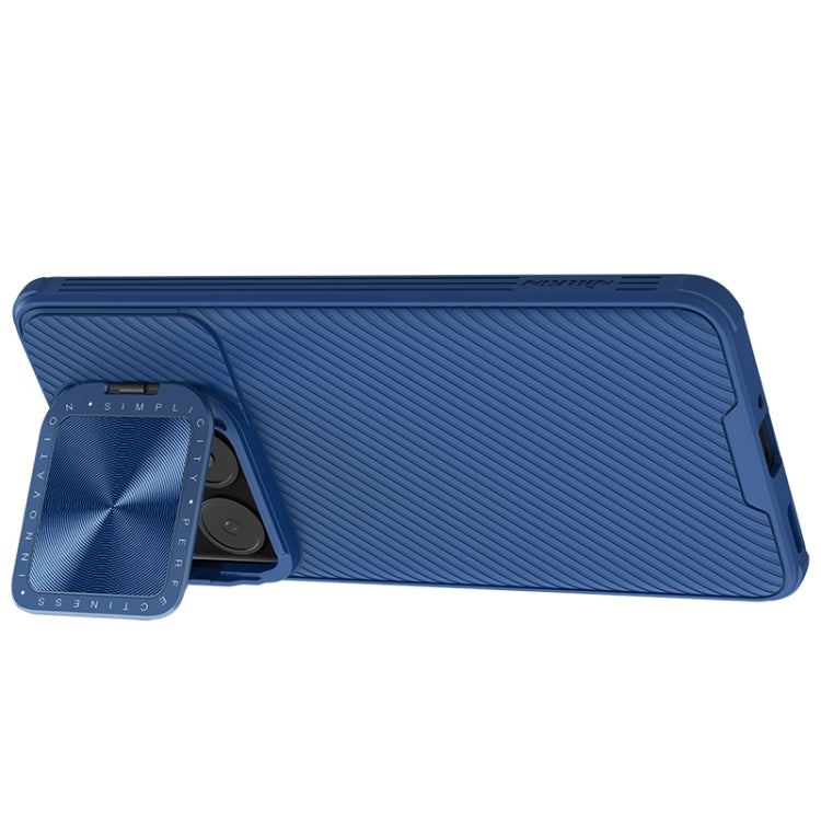 For Xiaomi Redmi K70/K70 Pro NILLKIN Black Mirror Prop CD Texture Mirror Phone Case(Blue) - Xiaomi Cases by NILLKIN | Online Shopping UK | buy2fix