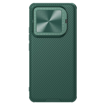 For Xiaomi 14 NILLKIN Black Mirror Prop CD Texture Mirror MagSafe Magnetic Phone Case(Green) - Xiaomi Cases by NILLKIN | Online Shopping UK | buy2fix