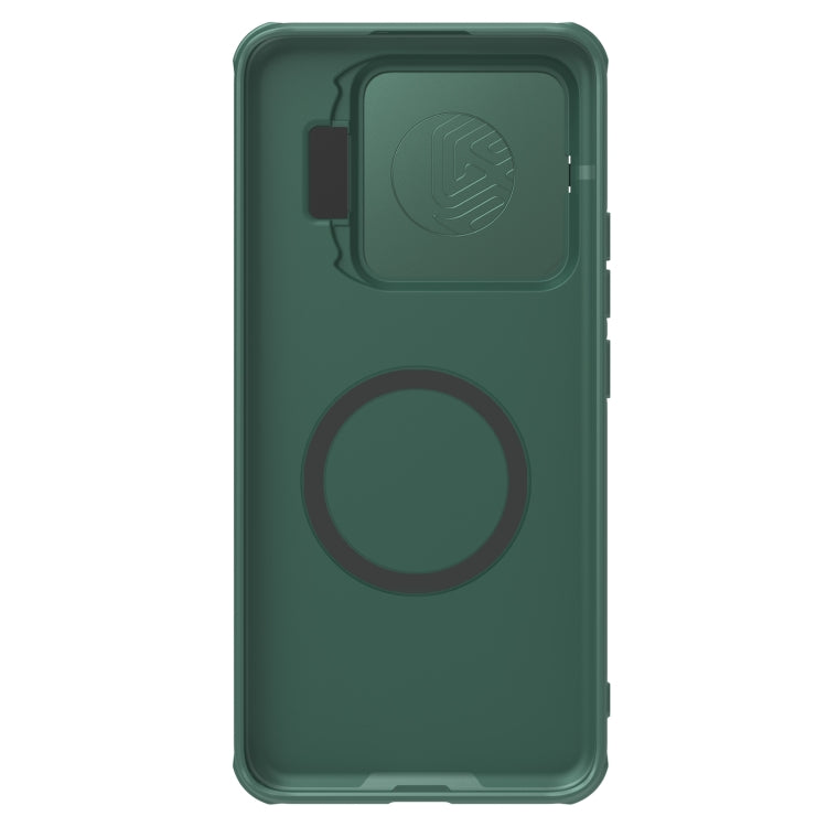 For Xiaomi 14 NILLKIN Black Mirror Prop CD Texture Mirror MagSafe Magnetic Phone Case(Green) - Xiaomi Cases by NILLKIN | Online Shopping UK | buy2fix