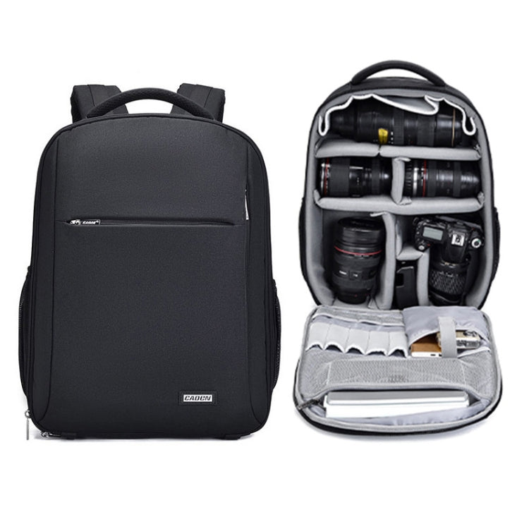 CADeN W9 Travel Lens Pouch Bag Drone Camera Backpack Bag(Black) - Backpack by CADeN | Online Shopping UK | buy2fix