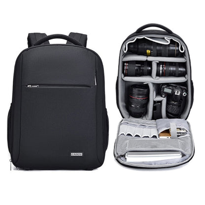 CADeN W9 Travel Lens Pouch Bag Drone Camera Backpack Bag(Black) - Backpack by CADeN | Online Shopping UK | buy2fix