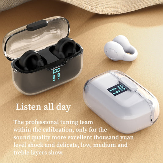 G91 Ear Clip Bone Conduction TWS Noise Reduction Bluetooth Earphone(White) - TWS Earphone by buy2fix | Online Shopping UK | buy2fix