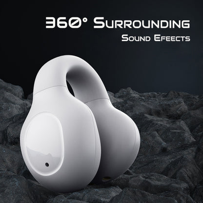 G91 Ear Clip Bone Conduction TWS Noise Reduction Bluetooth Earphone(White) - TWS Earphone by buy2fix | Online Shopping UK | buy2fix
