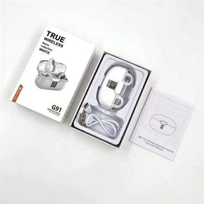 G91 Ear Clip Bone Conduction TWS Noise Reduction Bluetooth Earphone(White) - TWS Earphone by buy2fix | Online Shopping UK | buy2fix