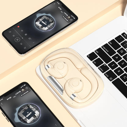 HF02 Ear Clip Bone Conduction TWS Noise Reduction Bluetooth Earphone(White) - TWS Earphone by buy2fix | Online Shopping UK | buy2fix